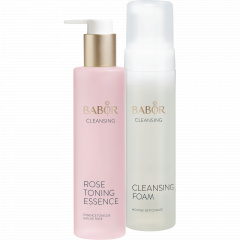 Cleansing Foam und Rose Toning Essence