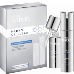 2 Step Hydro Performance mit Hyaluron Infusion und Hyaluron Cream für einen optimalen Feuchtigkeitsboost. 2 Step Hydro Performance Set